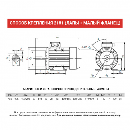 Электродвигатель АИР 100L8